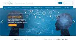 Desktop Screenshot of neurex.org